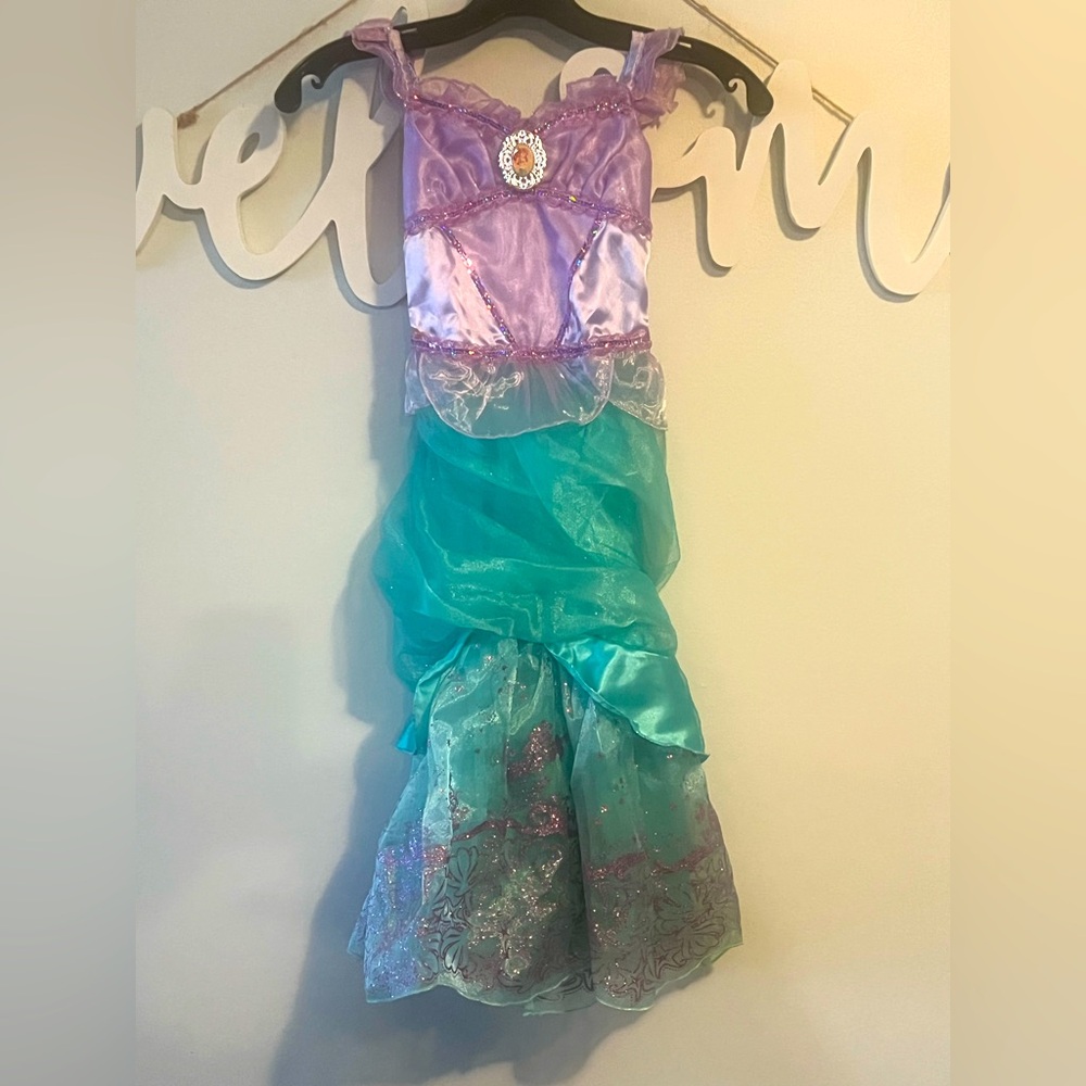 Ariel Mermaid Princess Kids Costume - Purple and Green